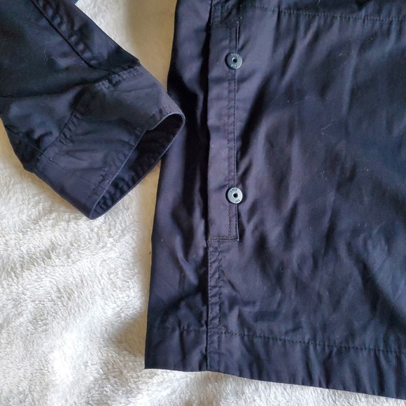 G Star Raw Jacket Mens Large Black/Blue Full Zip Lightweight Powel DC Overshirt - Picture 6 of 11